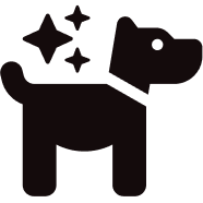 Icon representing healthier skin and coat